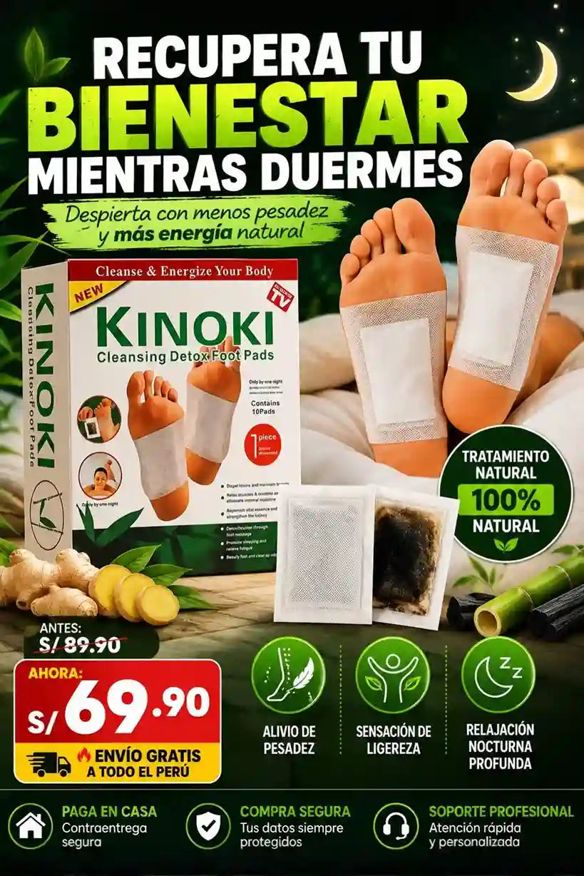 Parches Herbales para Pies - elimina el dolor, la hinchazón y desintoxica.