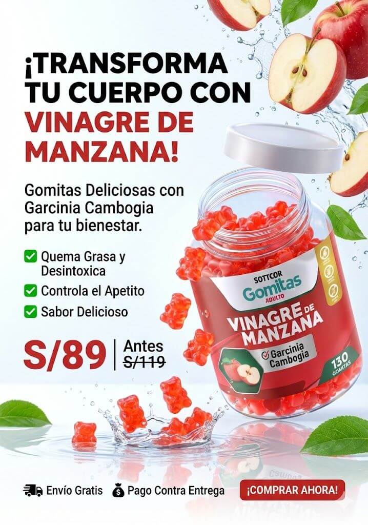 GOMITAS DE VINAGRE DE MANZANA