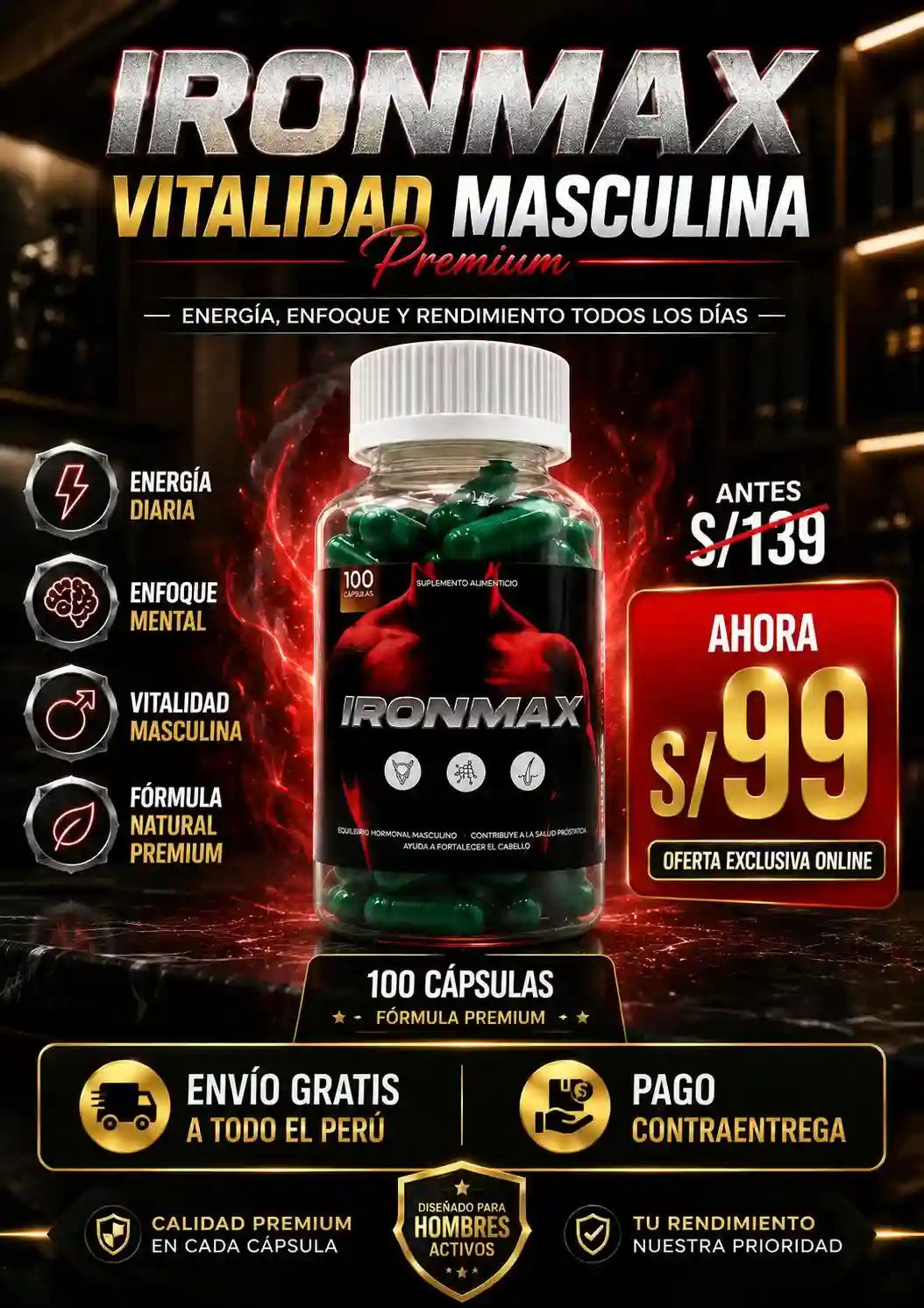 IRONMAX Vitalidad Masculina