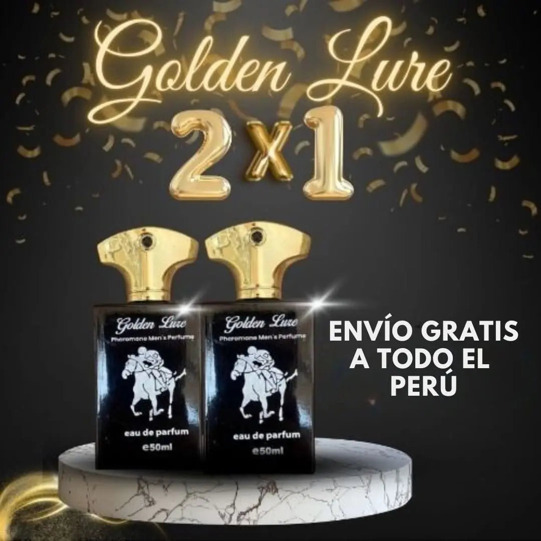 Golden Lure™ Perfume con Feromonas (2X1)