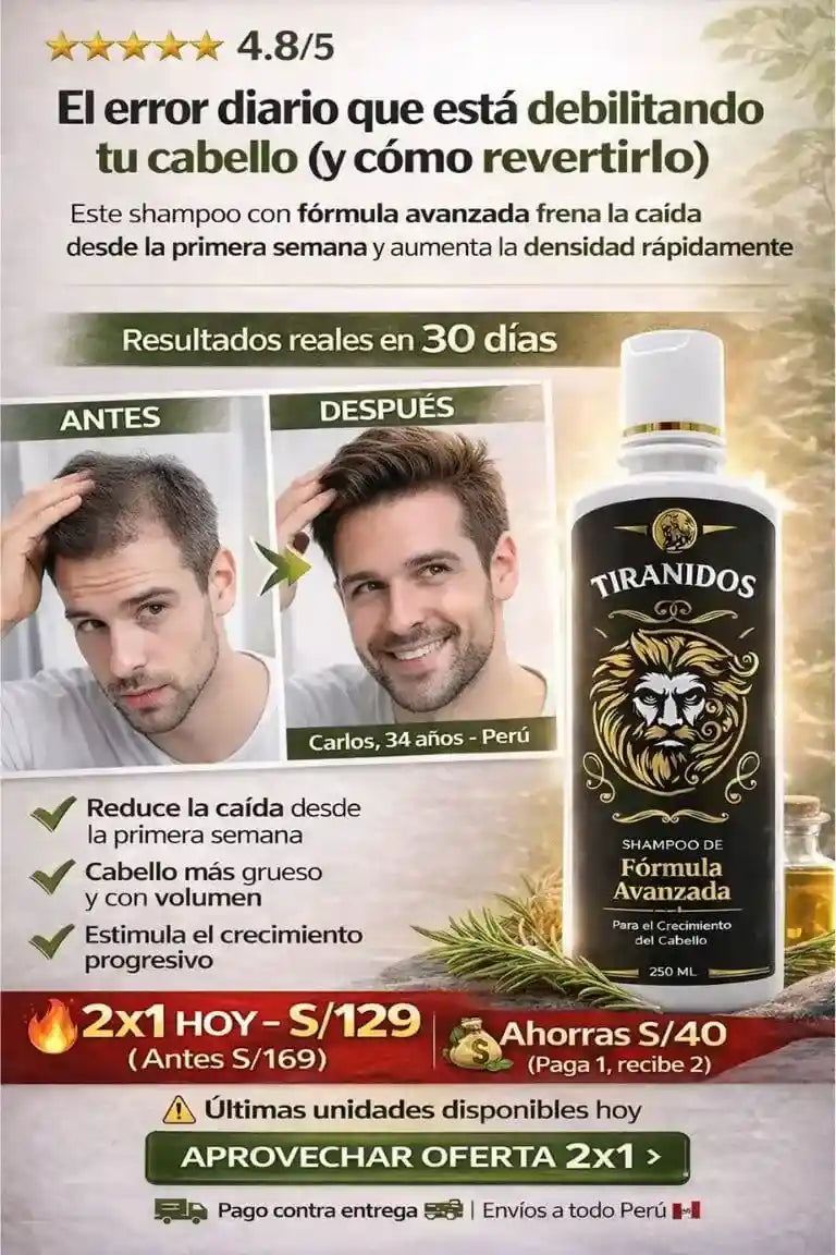 OFERTA 2X1 - TIRANIDOS SHAMPOO CAPILAR