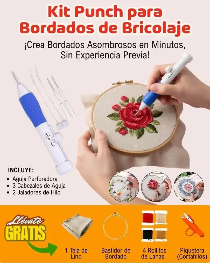 Kit Punch para Bordados