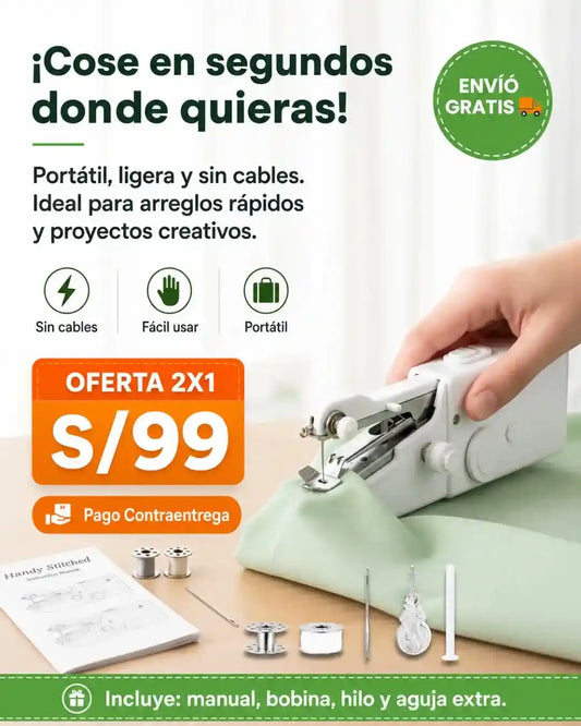 OFERTA 2X1 - Mini Máquina de Coser Portátil