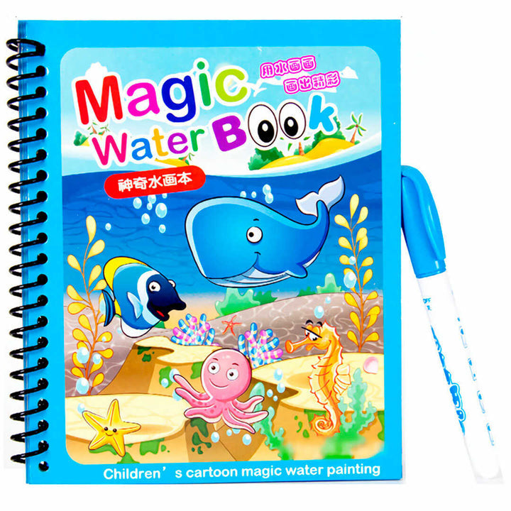 Set de 4 Libros para Pintar con Agua - MAGIC FUN