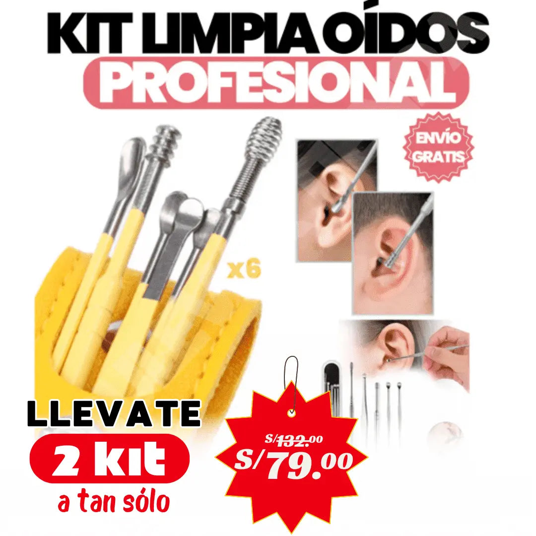 Kit Limpieza de Oído/Promoción 2x1